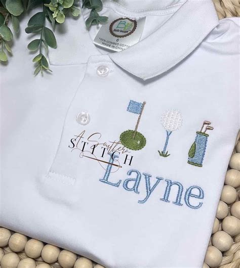 Vintage Golf Polo | Embroiderd Golf Polo | Monogrammed Golf Polo - Etsy