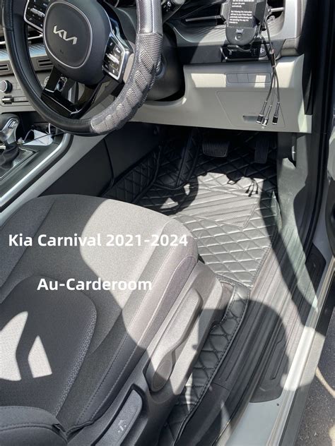 For Kia Carnival 2021-2024 8 Seats Premium Custom Made Floor Mats ...