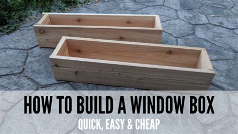 How to Build a Window Box 的图像结果