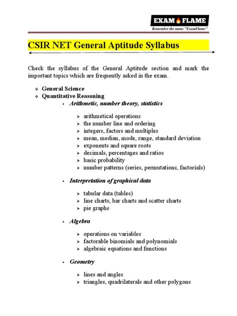 CSIR Net Part A Syllabus 的图像结果