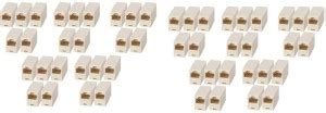 Sadow Pack of 50 RJ45 Connector |LAN Connector | RJ45 Connector Cover ...