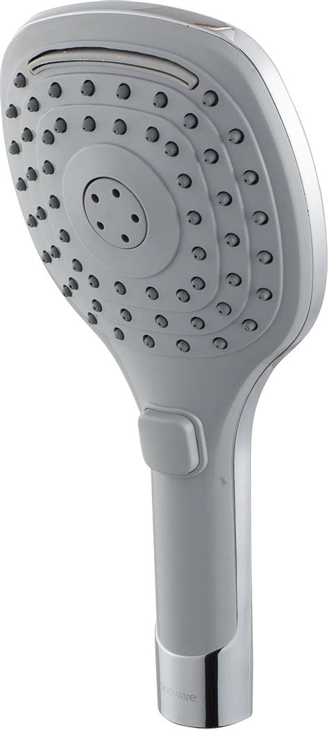 Hindware F160083CP 120mm, ABS 3 Flow Hand Shower with Pressing Switch ...