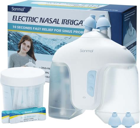 Amazon.com: Nasal Irrigation System, Sinus Rinse Machine, Nasal Rinse Machine with Salt Water ...