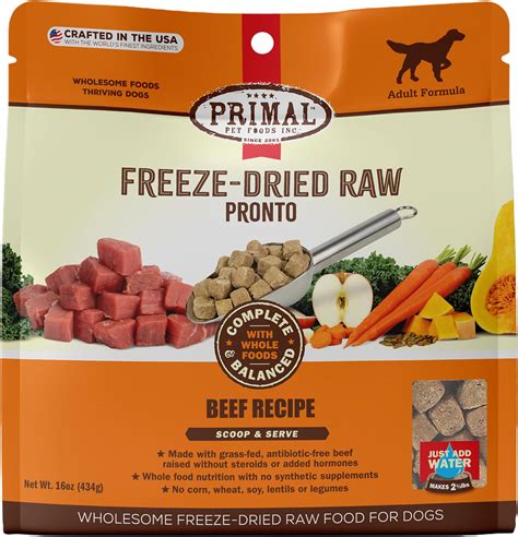 Amazon.com: Puppy Dog Food Primal Pronto Freeze Dried Dog Food ...