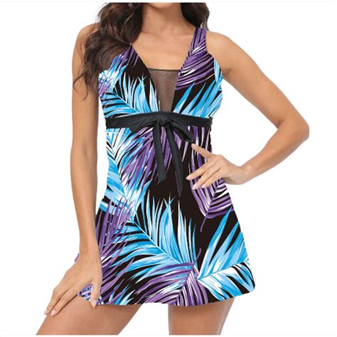 Amzcrzy Floral Bathing Suit for Women Plus Size Tankini Swimsuit for ...