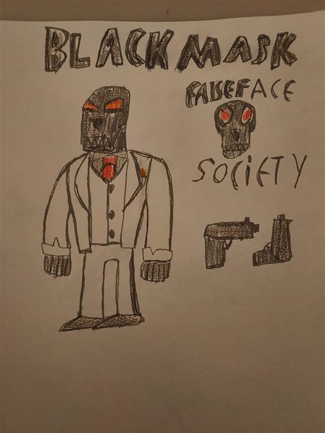 DC BLACK MASK. by redrex96 on DeviantArt