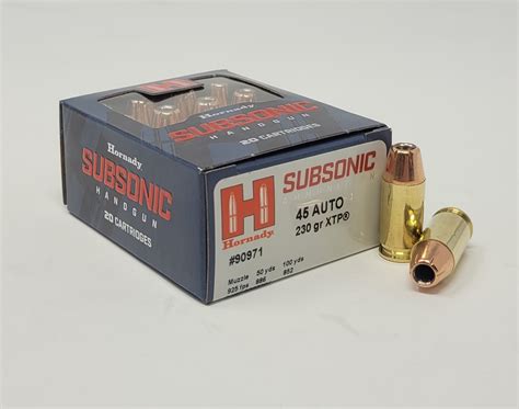 Hornady 45-70 Govt Ammunition 82742 410 Grain Sub-X Subsonic 20 Rounds