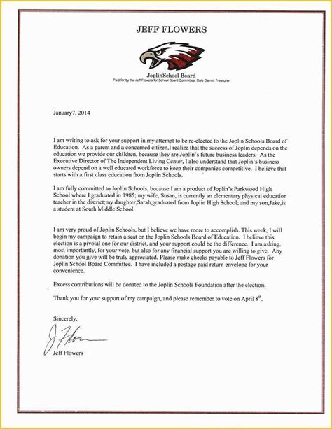 Campaign Letter Example 的图像结果