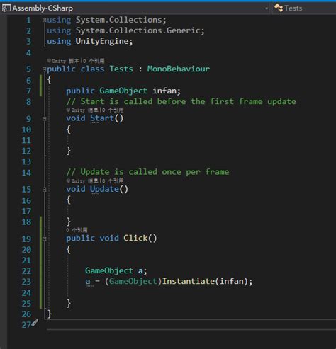Unity Instantiate GameObject 的图像结果