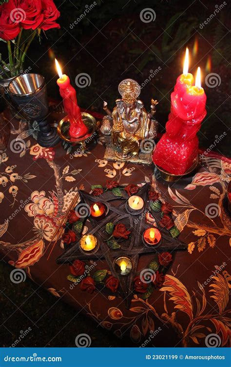 Witchcraft Wedding Ceremony Stock Image - Image of magical, shining ...