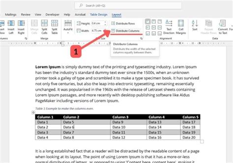 Image result for Microsoft Word Table Fix Alignment
