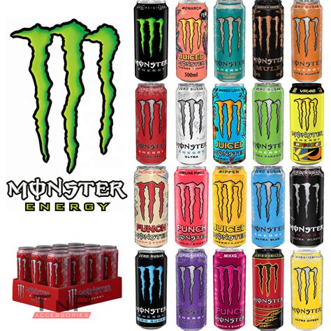 Monster Energy Ultra Zero Calories 1 /6 /12 x 500ml Drink Cans Sugar FREE Drinks | eBay
