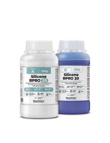 R PRO 20 - Liquid silicone rubber for medium hardness molds