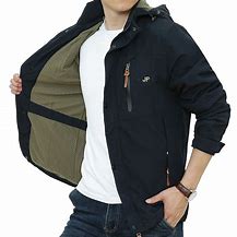 Image result for Men's Windproof Fleece Jacket