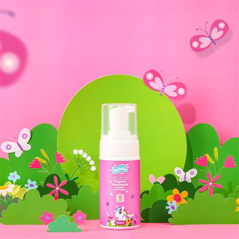 Puddles Kids Organic Foaming Body Wash | Unicorn Magic Foam Body Wash ...
