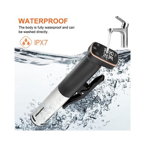 Buy OOIIOR Sous Vide Cooker, WiFi & 1100W Ultra-Quiet Fast-Heating Sous ...