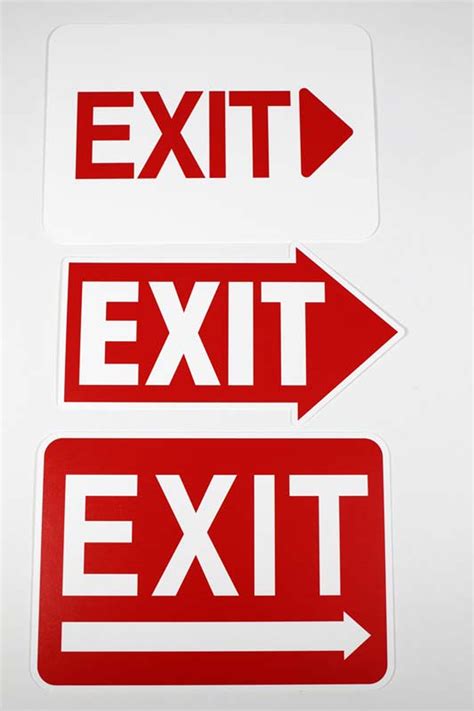 Image result for Exit Signs