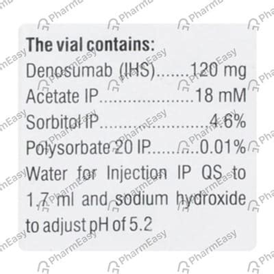 Denosurel 120 MG Injection (1): Uses, Side Effects, Price & Dosage ...
