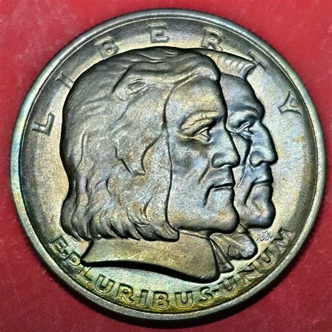 USA 50 Cents 1/2 Dollar commemorative coin 1936 300th Anniversary of ...