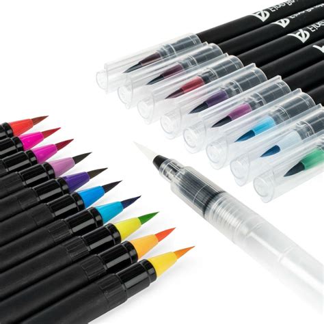 AdriotPress Watercolor Brush Tip Pens, 48 Washable Paint