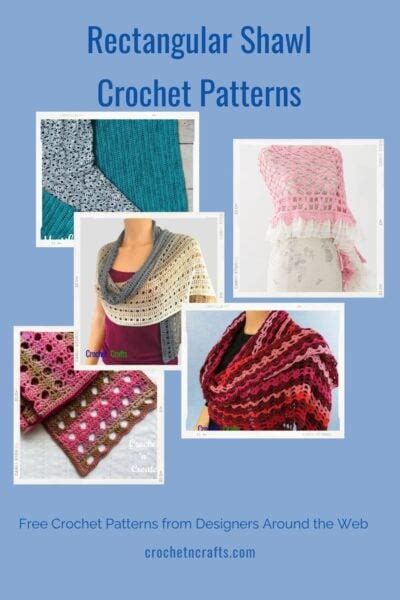 Crochet Rectangular Shawl 的图像结果