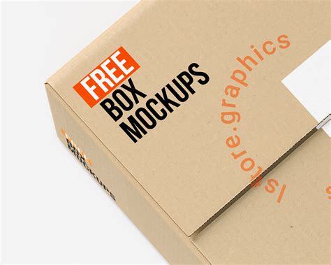 7 Free Box Packaging Mockups
