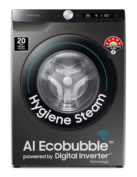 Samsung 8 kg, 5 Star, AI Ecobubble, Wi-Fi, Hygiene Steam with Inbuilt ...