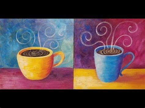 Image result for Acrylic Paint Tutorial Coffee