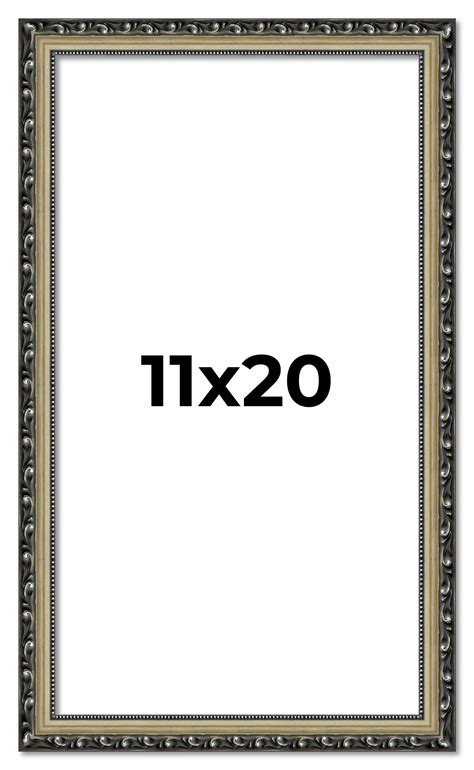 11x20 Museum-Quality Picture Frame with UV-Resistant Acrylic & Acid ...