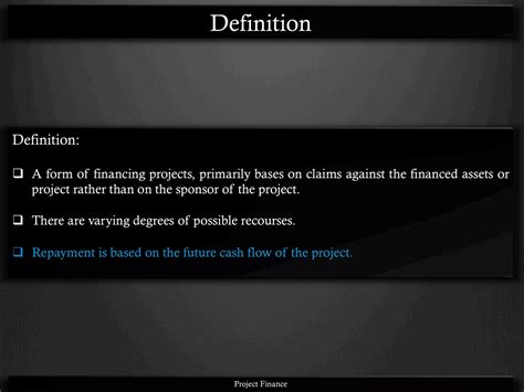 Image result for Project Finance Basics