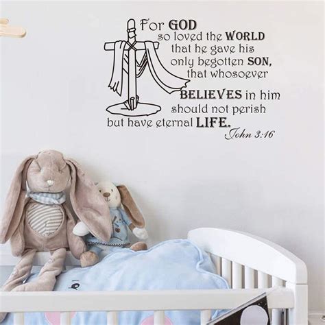 VVWV The World Truth Bible Quote God Removable Vinyl Home Decals Wall ...