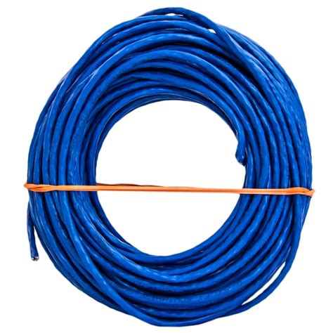 Southwire 100-ft 23 Cat 6 4 Riser Blue Data Cable Pull Box 56918943 at ...