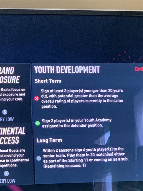 Manager Objectives : r/FifaCareers