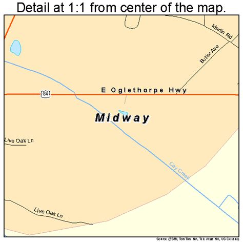 Map Of Midway Georgia at Samantha Mcgavin blog