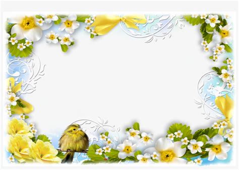 Spring Page Border Clip Art