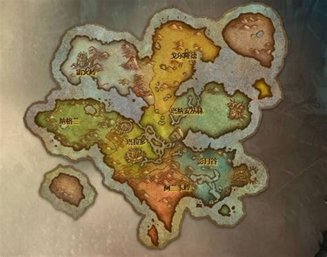 Battle For Azeroth World Map - Maping Resources
