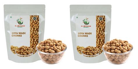 M.BHAVANI Soya Wadi Chunks (Soya Wadi) Healthy and Tasty (Big Size ...