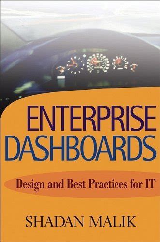 Buy By Shadan Malik - Enterprise Dashboards: Design and Best Practices ...