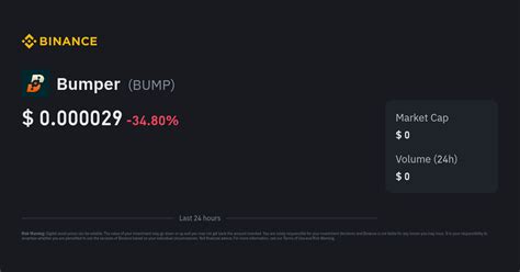Bumper Price | BUMP Price Index, Live Chart and INR Converter - Binance