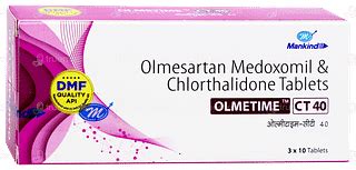 Olmetime Ct 40 Tablet: Uses, Side Effects, Price & Substitutes