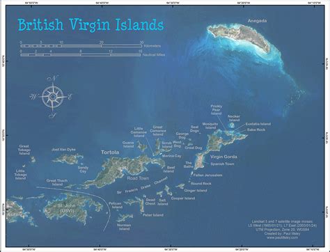 British Virgin Islands map