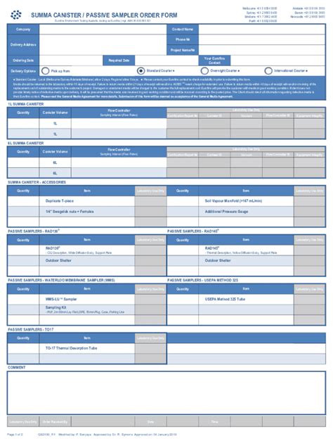 Fillable Online SAMPLE PRESERVATION AND SAMPLING GUIDE Soils, ... Fax ...