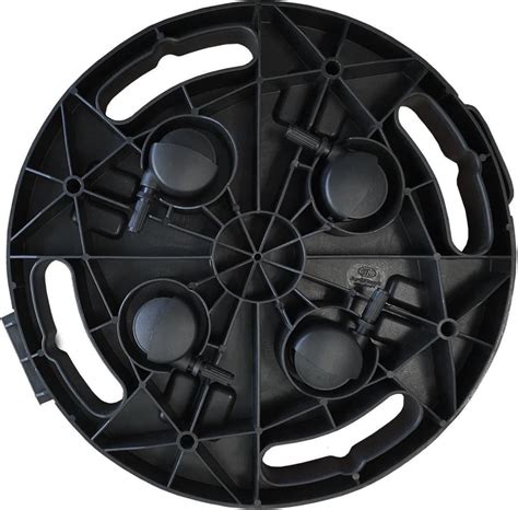 vidaXL Plantentrolley - Zwart - 30 x 7 cm - 170 kg draagvermogen ...