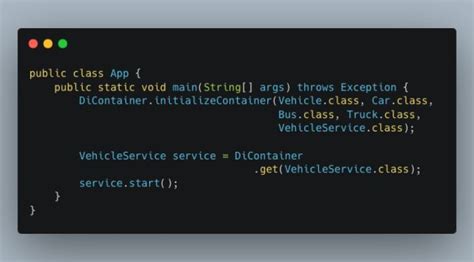 Image result for Dependency Injection Java Example