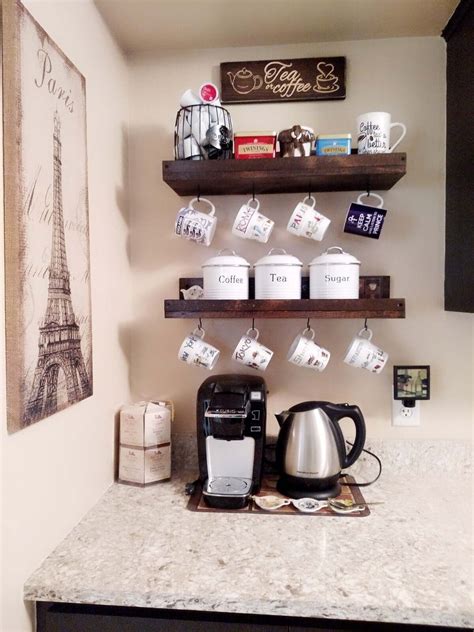 Coffee Bar Shelf Decor at Kathleen Flores blog