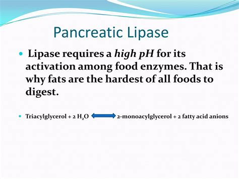 Pancreatic lipase ppt | PPTX