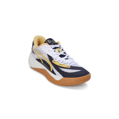 Buy Puma All-Pro Nitro Black Fives Unisex Off White & Navy Blue ...