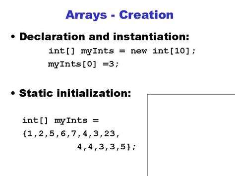 Create Array 的图像结果