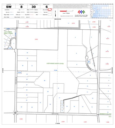 Snohomish County, WA Assessor Maps Selection