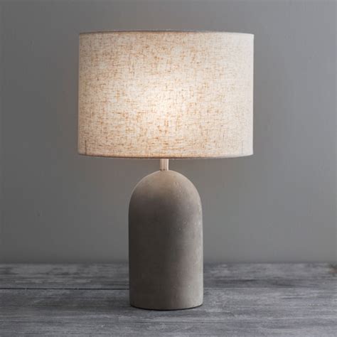 Image result for Concrete Table Lamp